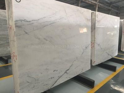 Snow White Marble Stone for Slabs/Countertop/Flooring/Floor Tile/Wall Tiles/Home Decoration