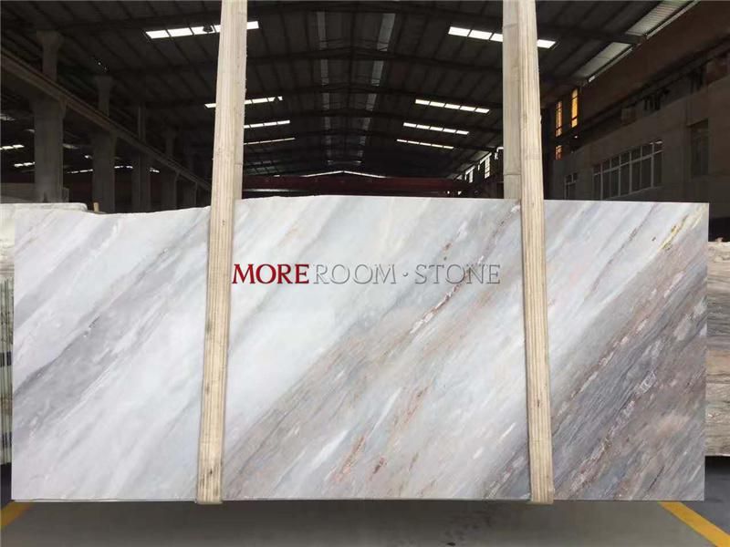 Polished Natural Marble Stone Palissandro Bluette Slabs for Home Decor