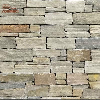 Beige Slate Loose Stone Veneer for Garden Decoration