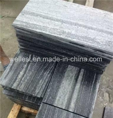 Grey Granite Garden Paving Slabs Stone Tile with Veins