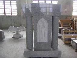 Sesame Grey G654 G603 Granite Headstone Tombstone Monument