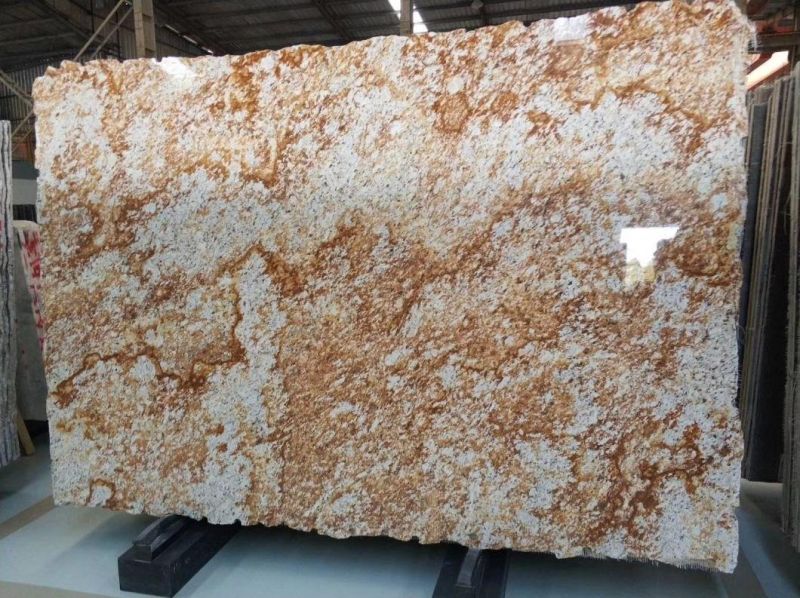 Fine Workmanship Yellow Polished Granite with Samples Available