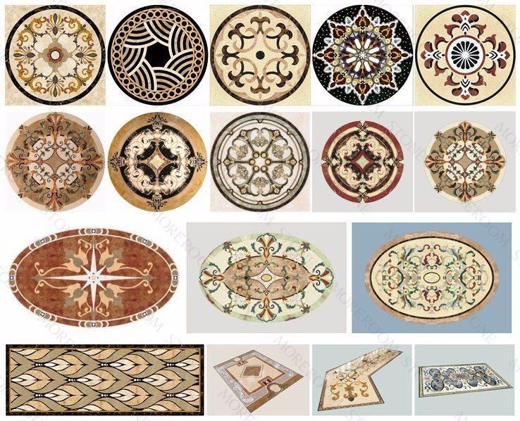Custom Water Jet Medallion Floor Marble for Sale