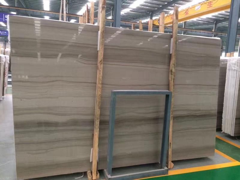 Good Quality Athens Wood Marble Athen Grey Marble Slab for Sale