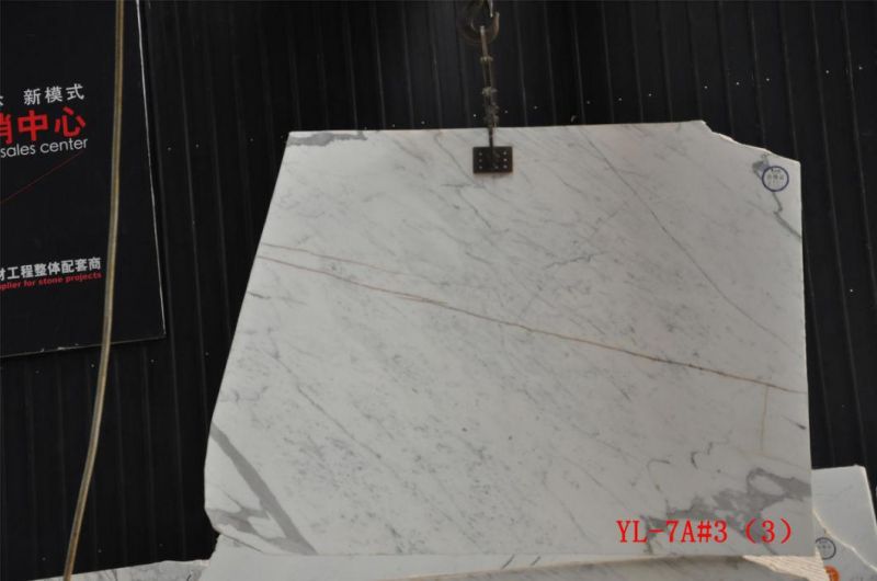 Hotsale Chinese Polished Engrave White Marble Slabs