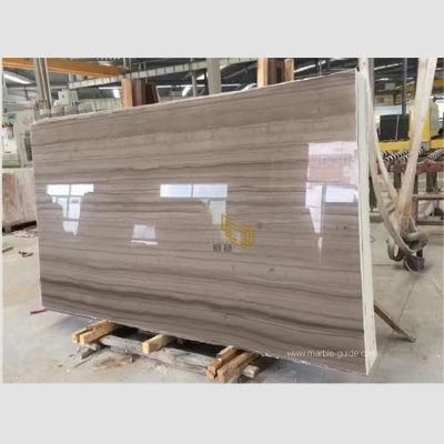 Polished Athens Brown Wood Grain Marble for Flooring/Wall/Countertop/Projects