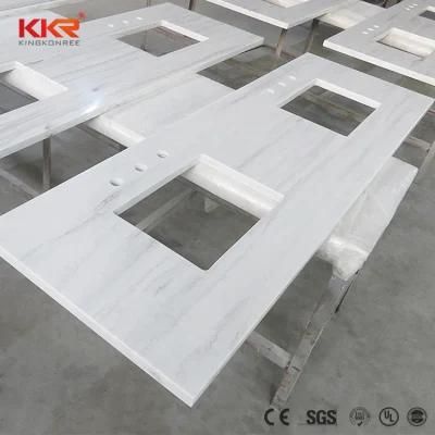 Acrylic Solid Surface Customized Countertops Bathroom Vanity Tops