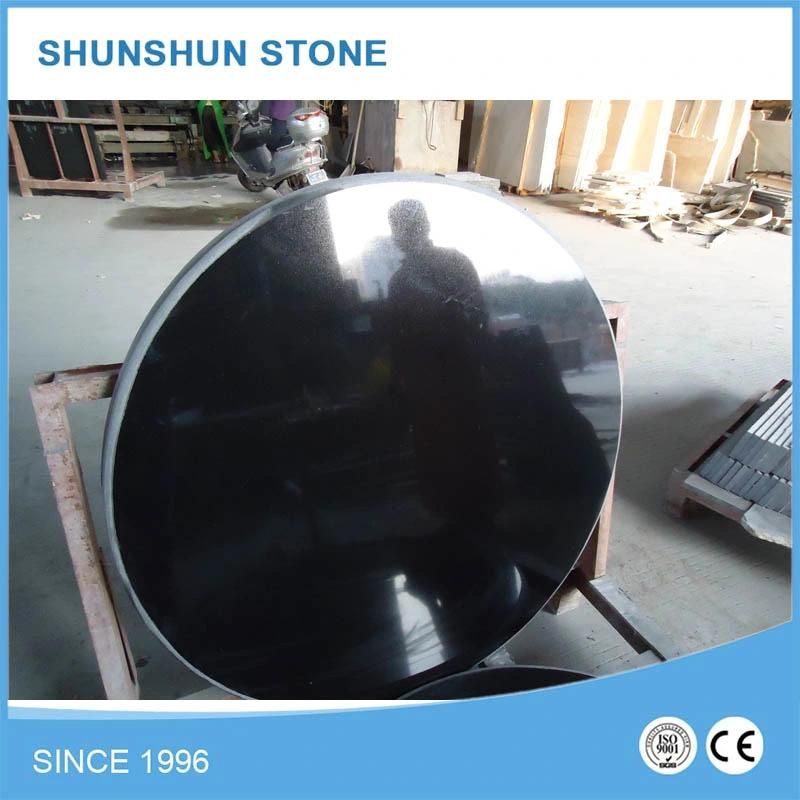 Mongolia Black Granite Prefab Kitchen Top Countertop