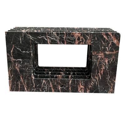 Customizable Black Cuckoo Red Marble Bathroom Vanity Table Quartz Bathroom Vanities Countertops Vanity Tops