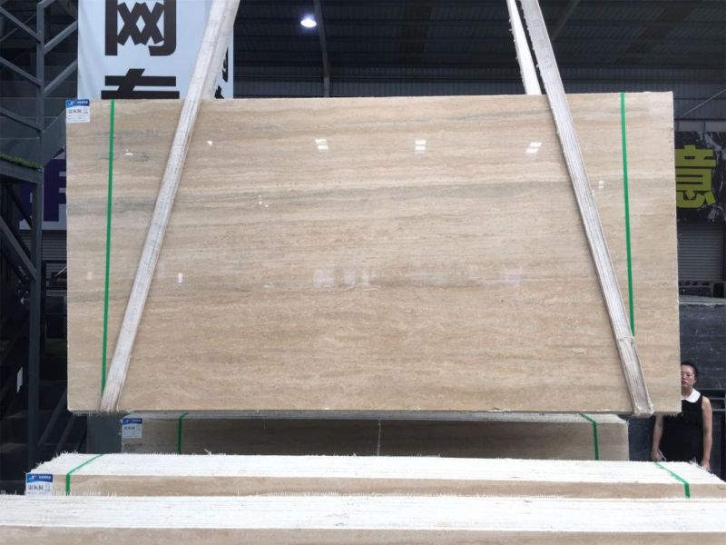 Travertine Beige Marble Stone for Flooring Tiles Slabs Countertops/Worktops/Vanitytops