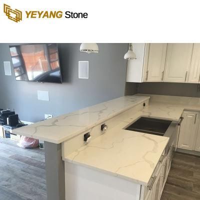 New Products Quartz Stone Slab for Kitchen Countertop