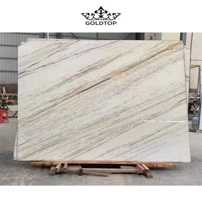 Italy Natural Expensive Marble Stone Polished/Honed Calacatta Gold Marble for House Marble Stone