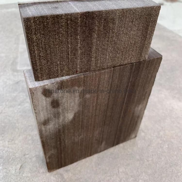 Wenge Sandstone/Purple Sandstone Marble with Sandblasted and Brushed Matt