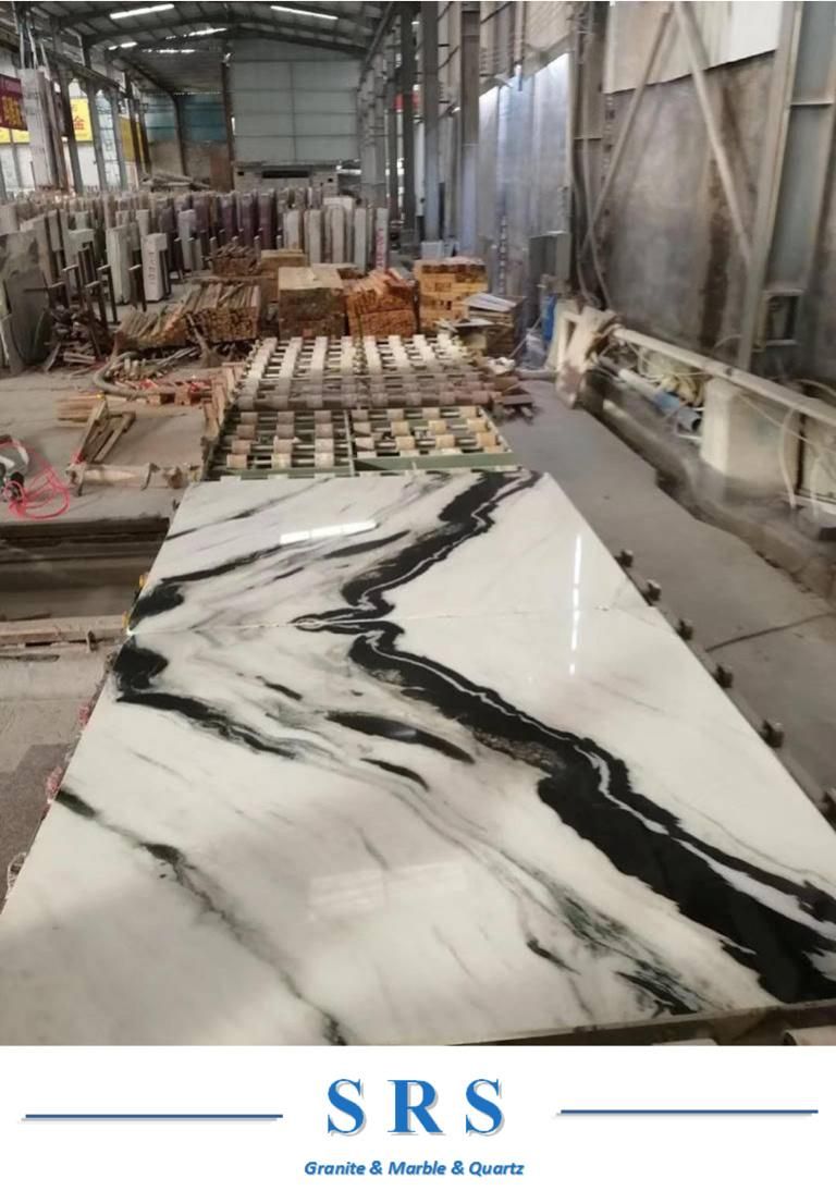 White Marble Coffee Table Natural/Polished China White/Panda White Marble for Floor/Wall Background