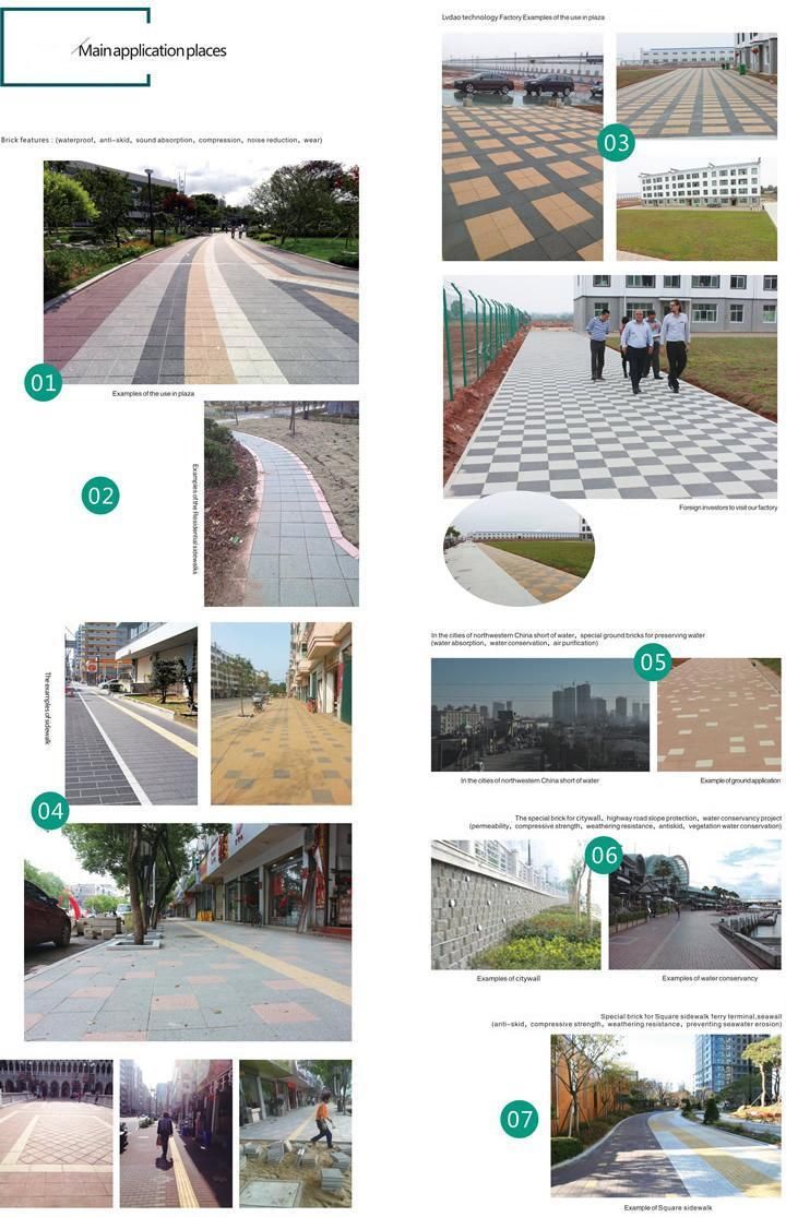 Pervious Paving Systems Water Permeable Ceramic Brick