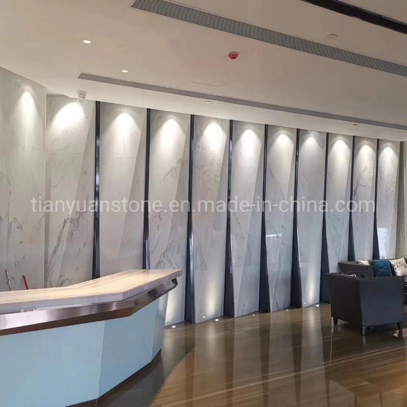 Artificial Pure White Nano Crystallized Glass Stone Slab