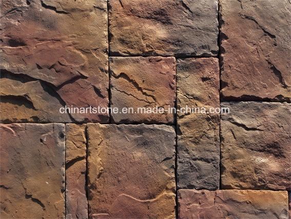 Eco-Friendly Red/White/Black Cement Product Artificial Culture Granite Marble Stone for Villa/ Castle Wall or Floor Tile (with Australia asbestos-free test)