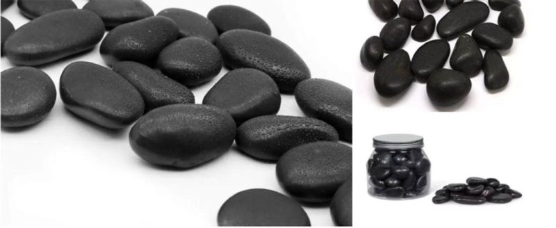 China Factory Cheap Price Snow White Tumbled River Pebble Stone on Sale