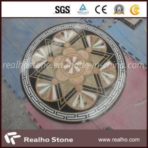 Round Flower Design Marble Stone Water Jet Pattern/Medallion