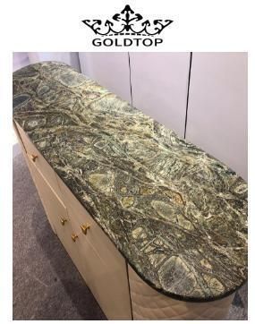 So Hot Retro Green Natural Marble for Kitchen Countertops\Villa Countertops