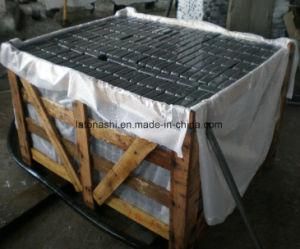 Tumbled Andesite Grey Basalt Cobblestone and Cube for Landscape