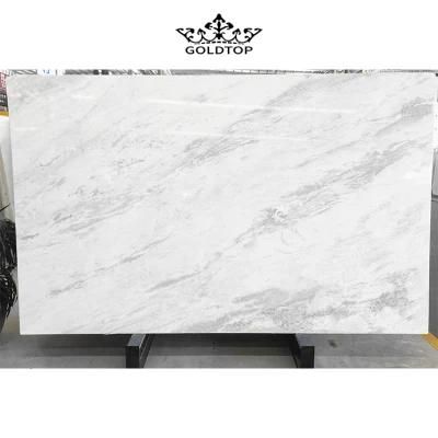 Natural Stone Polished/Honed/Sawn Cut Elba White Marble, Chinese Calacatta White Marble Slabs for Building Stone, Monuments, Pool Coping, Sills