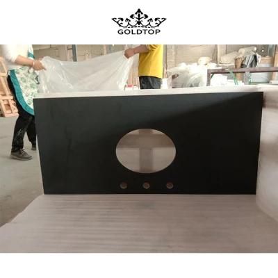 Factory Wholesale Natural Stone Polished/ Honed Surface Bathroom/Kitchen /Living Room Countertop Mongolian Black Granite for Home