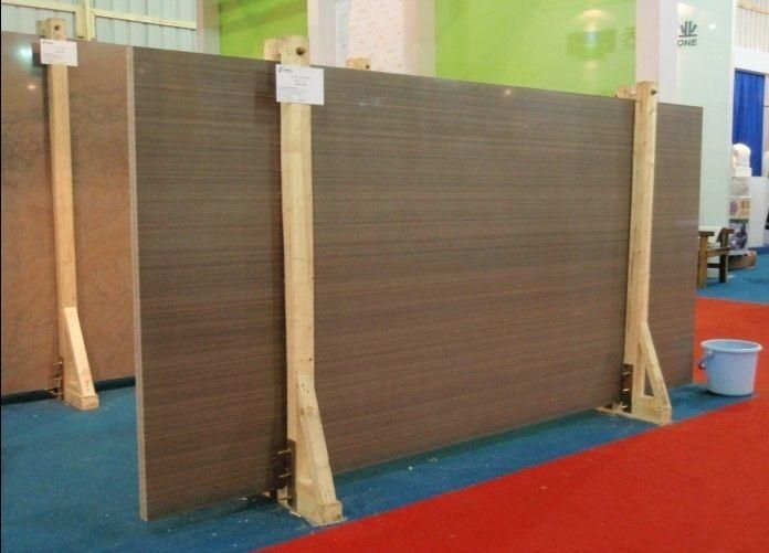 Popular Natural Purple Wood Marble Slab and Tile for Hotel Wall Floor Decorate