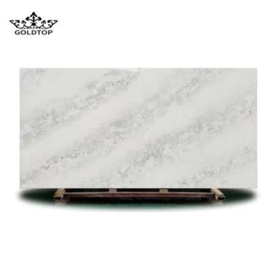 6019 Concrete Rainy Kitchen Cabinet Island Worktop Table Tops Black Bathroom Vanity Countertops Wall Panels Artificial Stone Slab Quartz Tiles