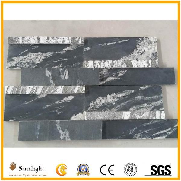 Natural Pure White Quartzite Culture Stone for Wall Cladding Decoration