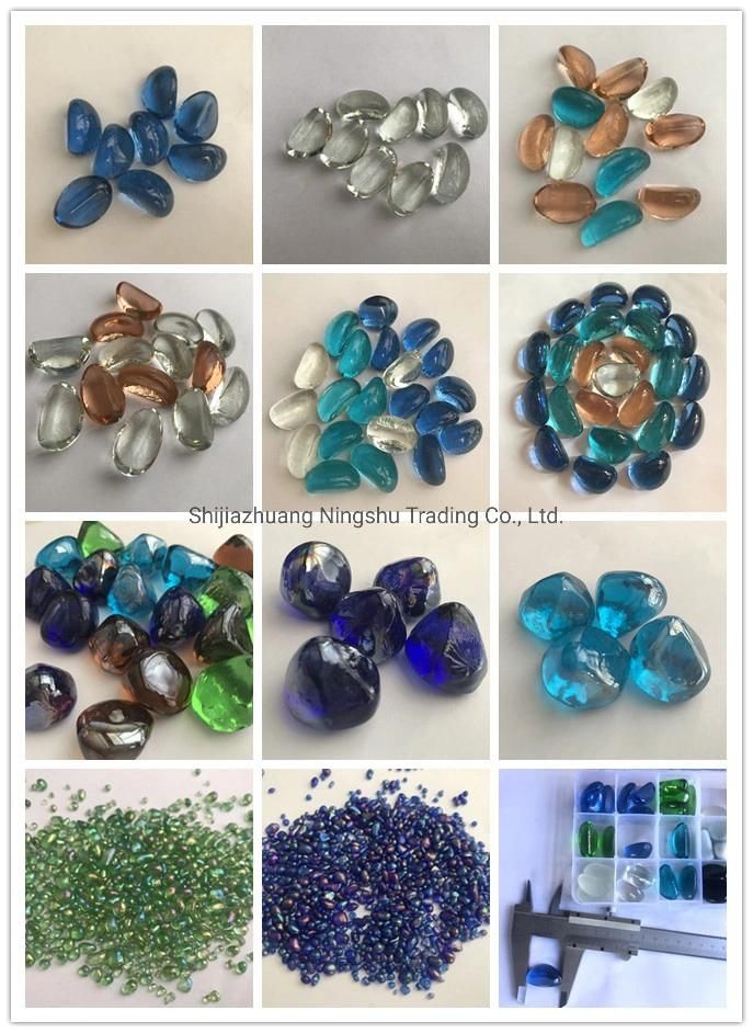 Aquarium Landscaping Decorations Glass Cashew Stone Bottom Sand