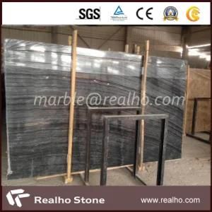 Black Antique Wooden Vein Marble Slabs for Building