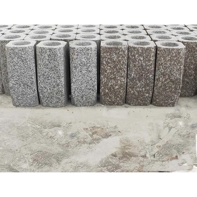 Square Stone Vase Cemetery Vase Memorial Vase Headstone Vase