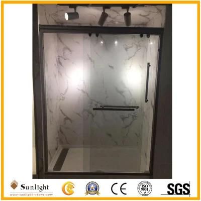 Cultured Marble Solid Surface Building Material Tub Shower Surround