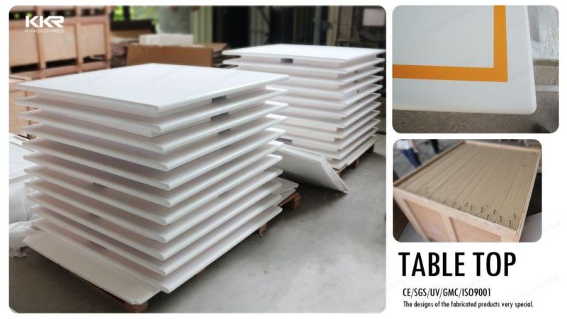 Glossy Matt Finished Artificial Stone Quartz Bench Top for Building Projects