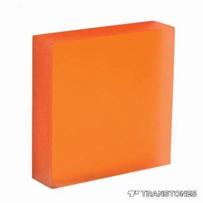 Fire-Proof Translucent Renewable Matte Acrylic Table Top