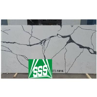 Low Price Artificial Stone Slab for Countertop Worktop Solid Surface Quartz Surface