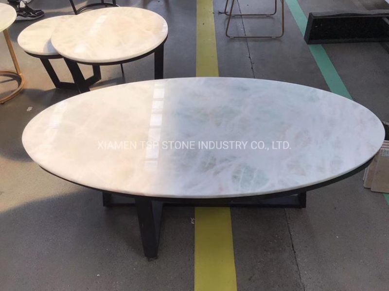 Natural Granite Stone Coffee/Dinner Round Table Top for Furniture