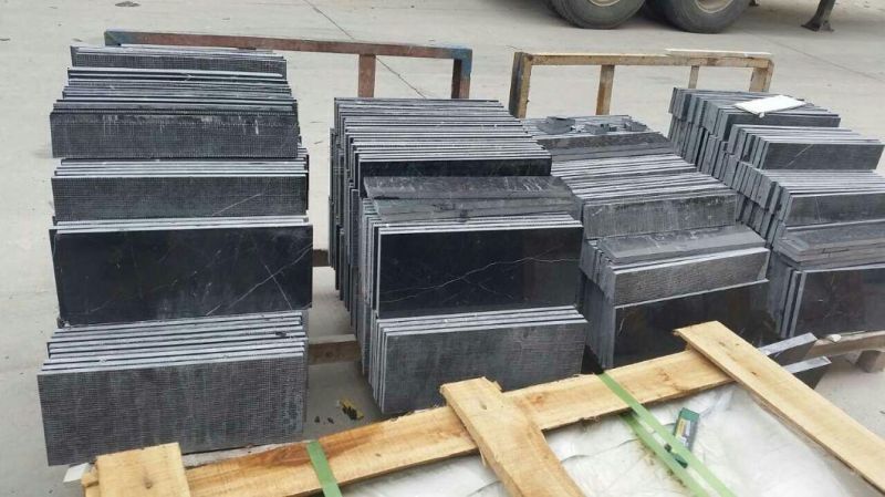 Nero Marquina Black Marble Floor Tiles