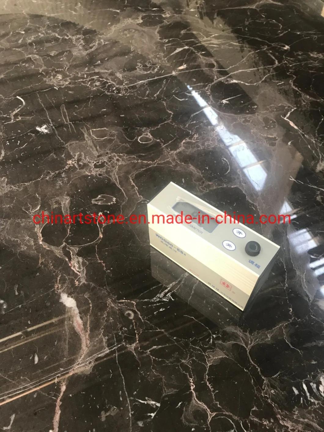 China Platimun White Grey Marble Slab Orina Slab