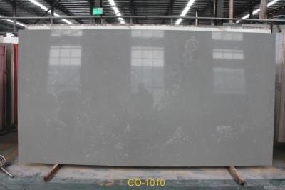 Grey Artificial Quartz Stone Slab of Carrara with High Quaity and Competitive Price
