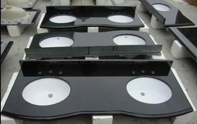 Building Materials Cheap Price Mongolia Black Granite Slab Kitchen/Bathroom/Work/Bar Tops