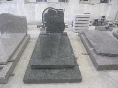 European Style Red Granite Monument Tombstone Gravestone Headstone