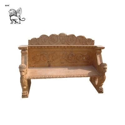 Chinese Style Classical Antique Stone Marble Garden Benches Sales Mbg-16