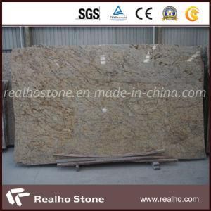 Polished Diamond Giallo Granite Slabs for Countertop or Vanity Top