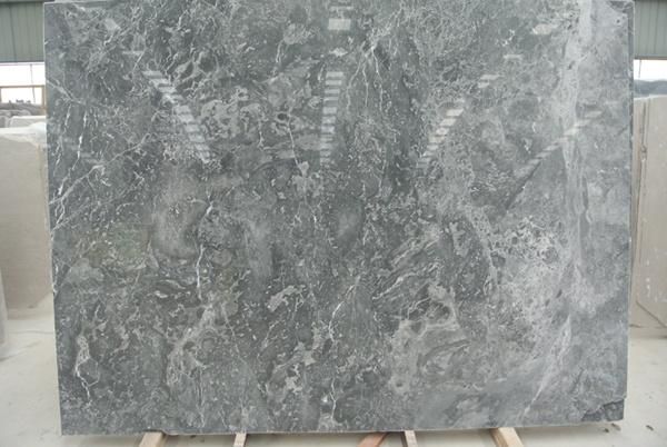 Hot Imperial Grey Granite Slab, Steel Grey Granite