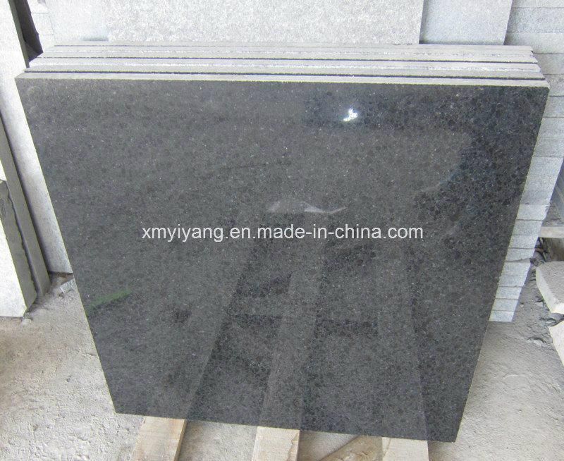 Flamed Black Basalt G684 Tile and Cubestone