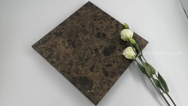 Natural Spanish Emperador Dark Countertop Stone Marble Table Top