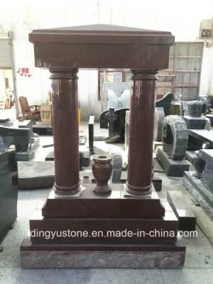 India Red Column Monuments Gravestone Tombstone Headstone