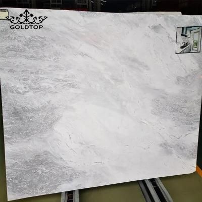Natural Stone Polished/Honed Surface Black/White Elba Grey Marble Slab for Wall/Floor/Interior Design/Home Decor